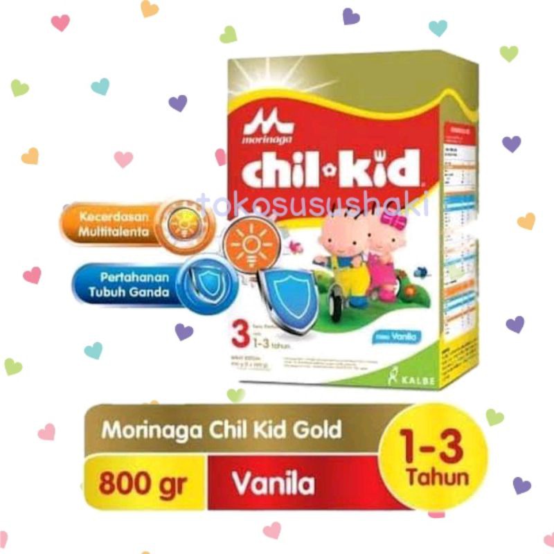 MORINAGA CHILKID 3 VANILA 800GR