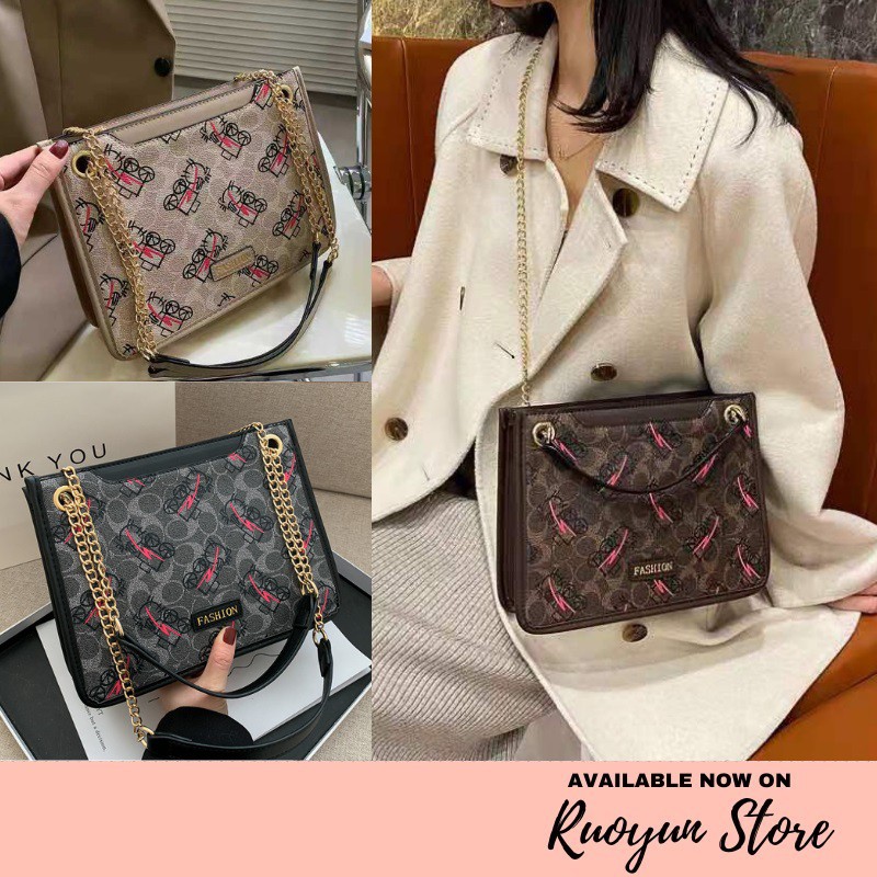 RYX - Wendy Square Tas Selempang Korean Fashion Casual - Ori Import