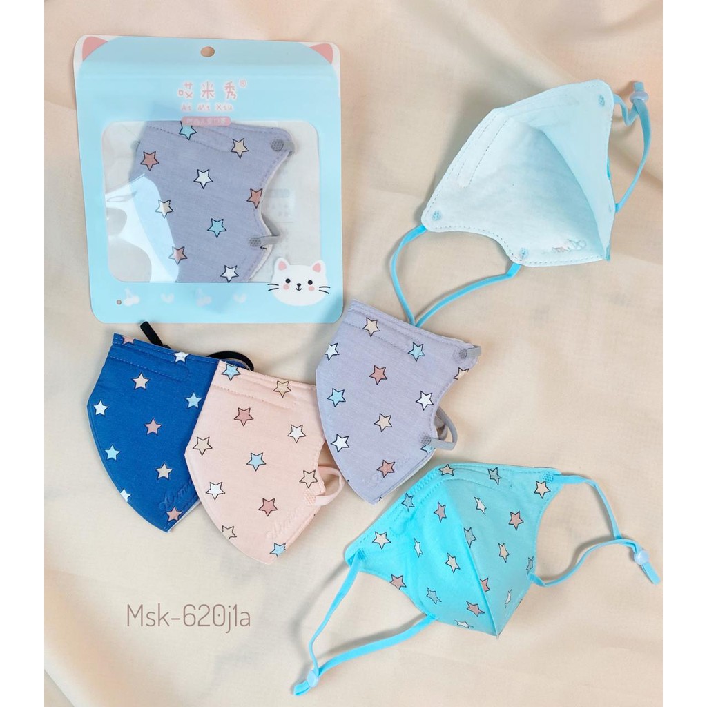 Masker Mulut Anak Bayi Batita Balita Motif Cantik Imut Lucu Karakter Anak perempuan Anak Laki Laki