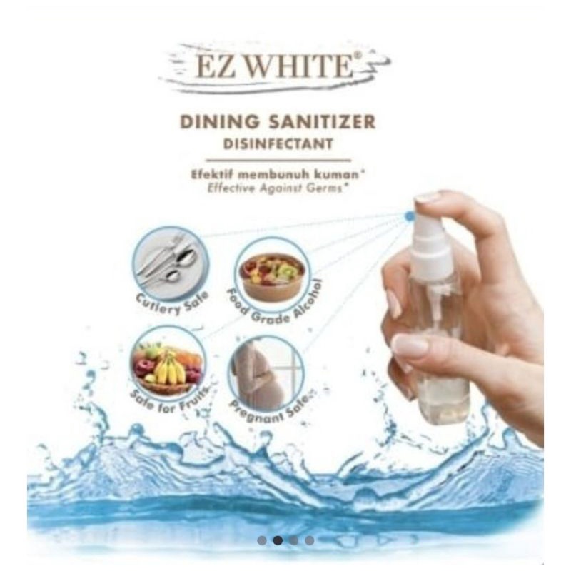 Hand Sanitizer Food Grade EZ White Dining Sanitizer 2