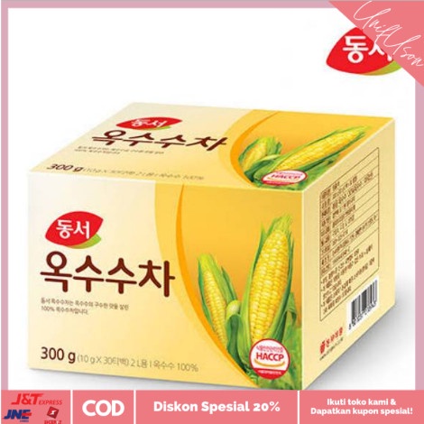 

⭐COD⭐ Dongsuh Corn Tea 30 Tea Bag - Teh Jagung Korea Baik Untuk Diet Dan Kul