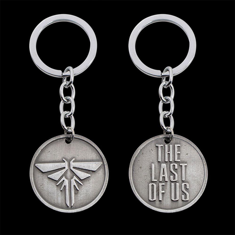 Mxbeauty Man Kalung Retro Unisex Letter Movie Dogtag Joel Ellie Tess Komik Tow Side Necklace