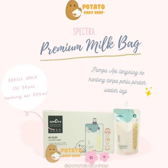 Kantong Asi Spectra 200ml Refill