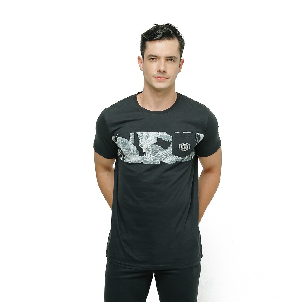 Kaos Pria Distro Original 100% EIGER LEAFY T-SHIRT