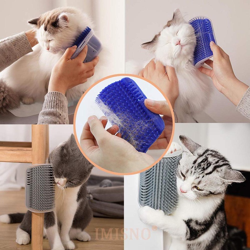 Sisir Kucing Sisir Catnip Tempel Premium Quality | Self Brushing Pet Brush | Self Grooming Kucing