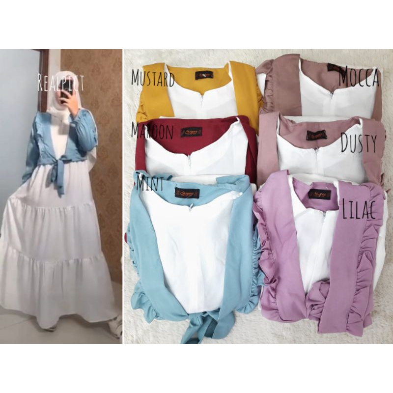 Dress moscrepe syamila