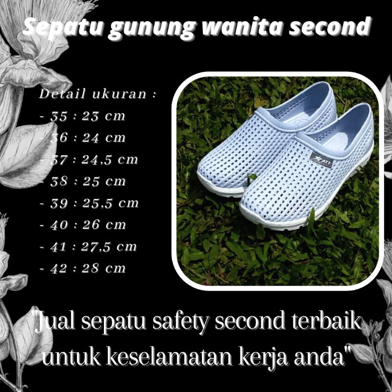Sepatu gunung wanita second