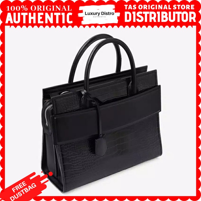 tas wanita Tas Pedro Croco Wanita Original Branded Store SR1315 - Black terbaru import best seller o