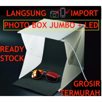 Photo box jumbo + LED studio photo mini studio photobox mini kotak