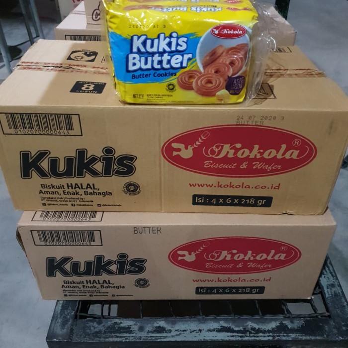 

CTN 24*218GR - KOKOLA KUKIS 218GR / BISKUIT KOKOLA COOKIES atayatoko