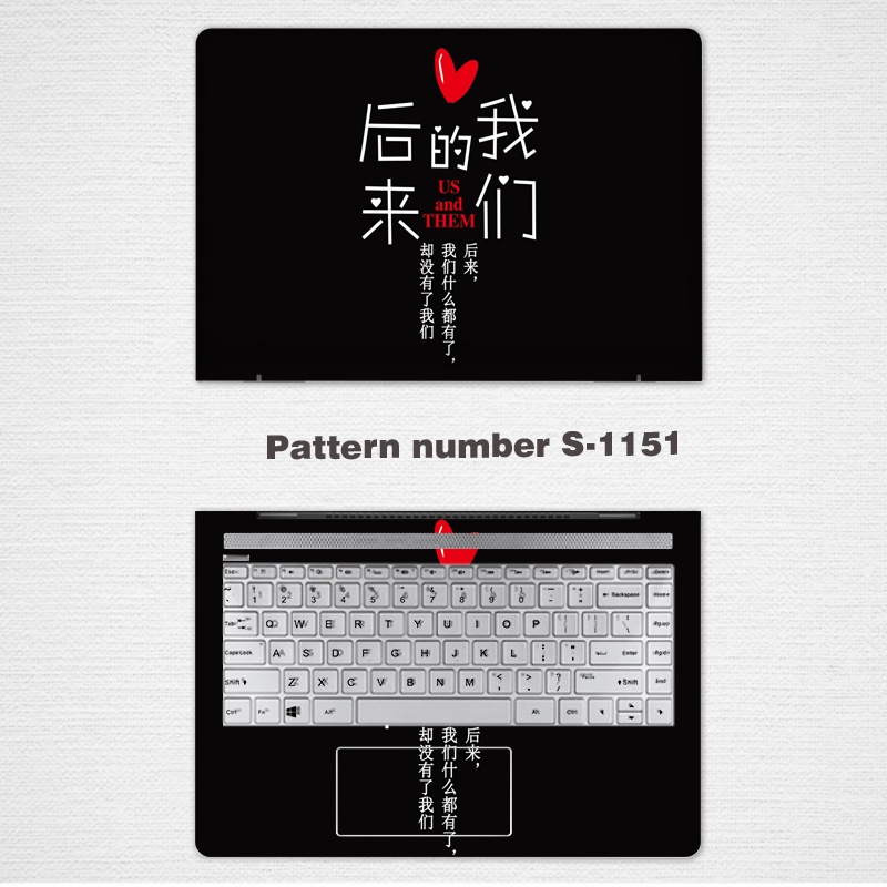 2 Pcs Stiker Pelindung Laptop Universal Motif Kartun Bahan VINYL Ukuran 12 13 14 15.6 Inch ASUS K3402Z K3502Z PX455CE FX707Z FX50