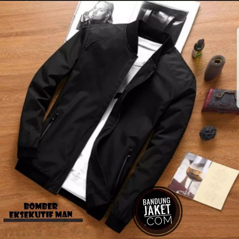 BOMBER MAN JACKET || BOMBER EKSEKUTIF MAN || JAKET BOMBER POLOS PRIA #BOM