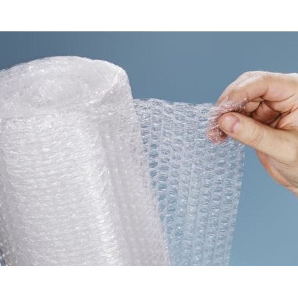 

Bubble Wrap (Plastik Gelembung) PLASTIK Bening Putih Ukuran 1 ROLL = 50 M x 1.25 M