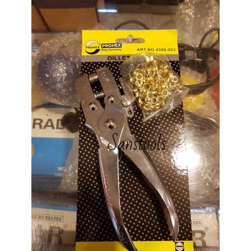 Tang - Tang Plong Mata Ayam Prohex 2 In 1 / Oilet Eyelet Pliers Germany