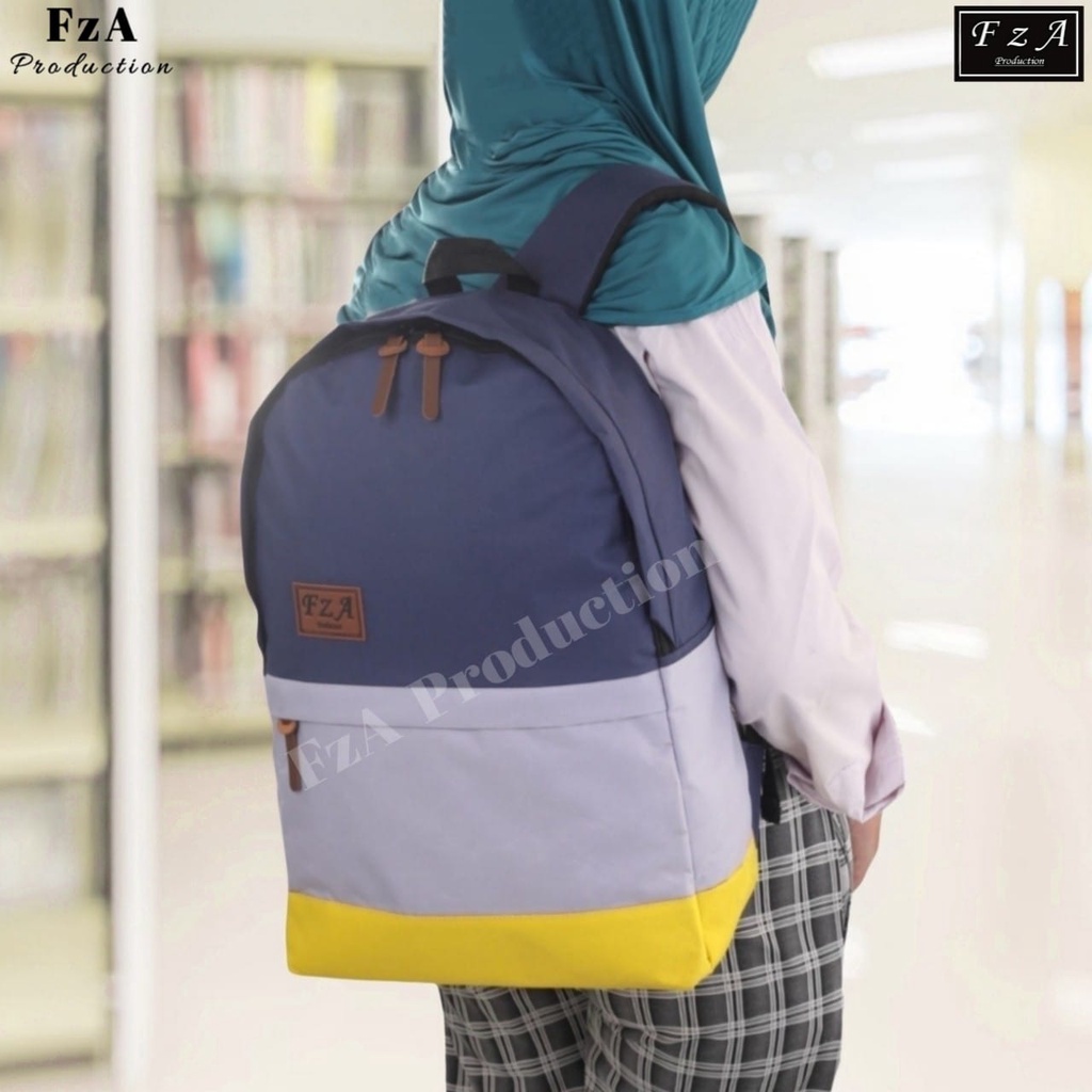 Big Promo..Tas Ransel Punggung Distro Casual Pria Wanita  Backpack / Tas Ransel Laptop Original - FzA BUY 1 GET 1