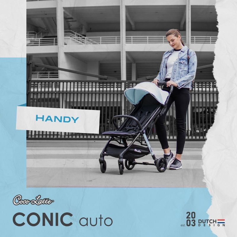 Stroller Cocolatte Free Fold, Conic AUTOMATIC FOLDING