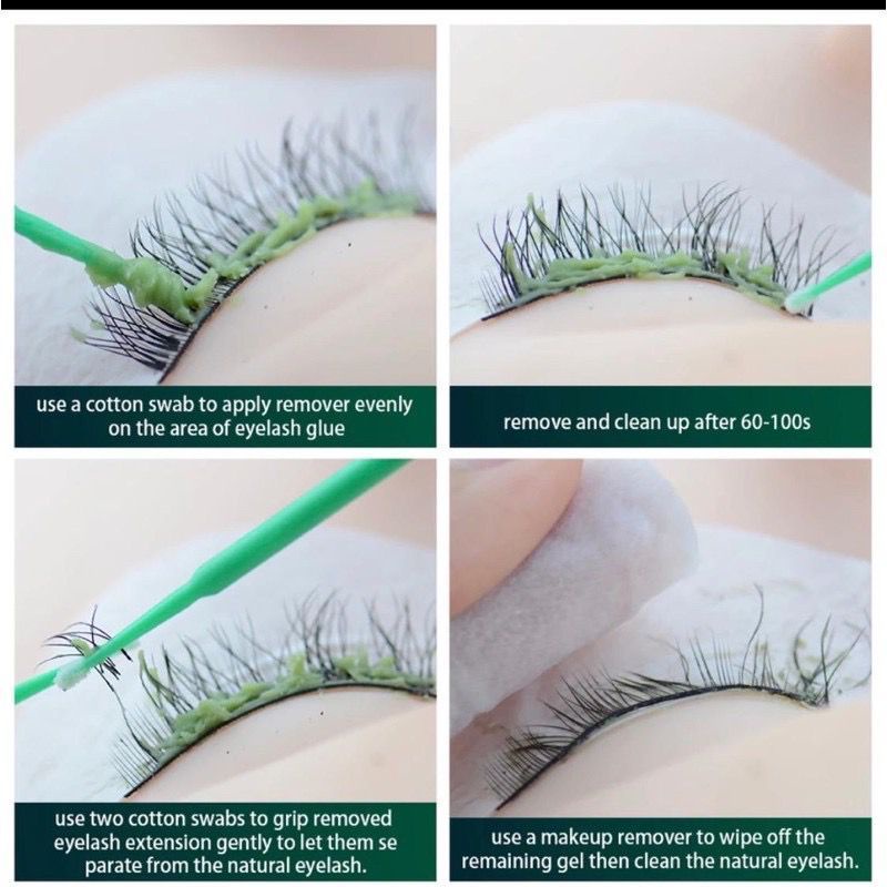 NAGARAKU REMOVER JELLY CREAM EYELASH EXTENSION REMOVER BULUMATA SAMBUNG