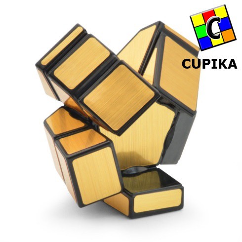 Rubik Yongjun Floppy Ghost 3x3x1 1x3x3 GOLD magic cube qiyi Qy Moyu