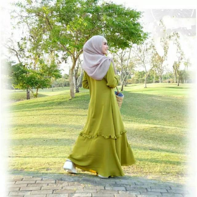 Gamis haura dress muslim terbaru