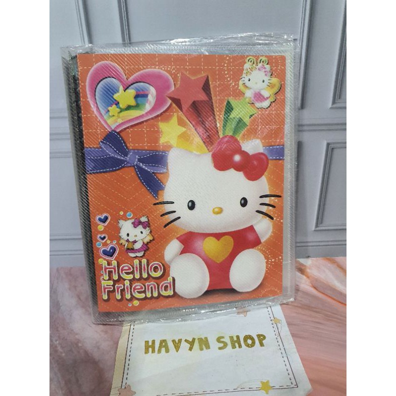 Map Binder/Binder Slip/binder Gliter/binder anak A5-HELO KITTY slip
