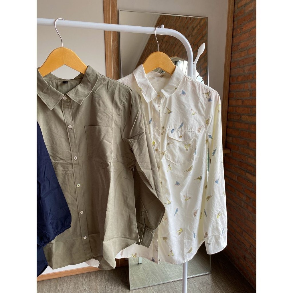 JAPAN UNPEU FEMME Blouse - Atasan Wanita - Blouse Wanita Printed Original-4