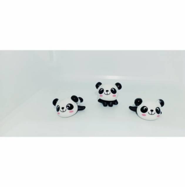 Figure Set Panda 1 set isi 8 pcs atau topper cake Kue Panda