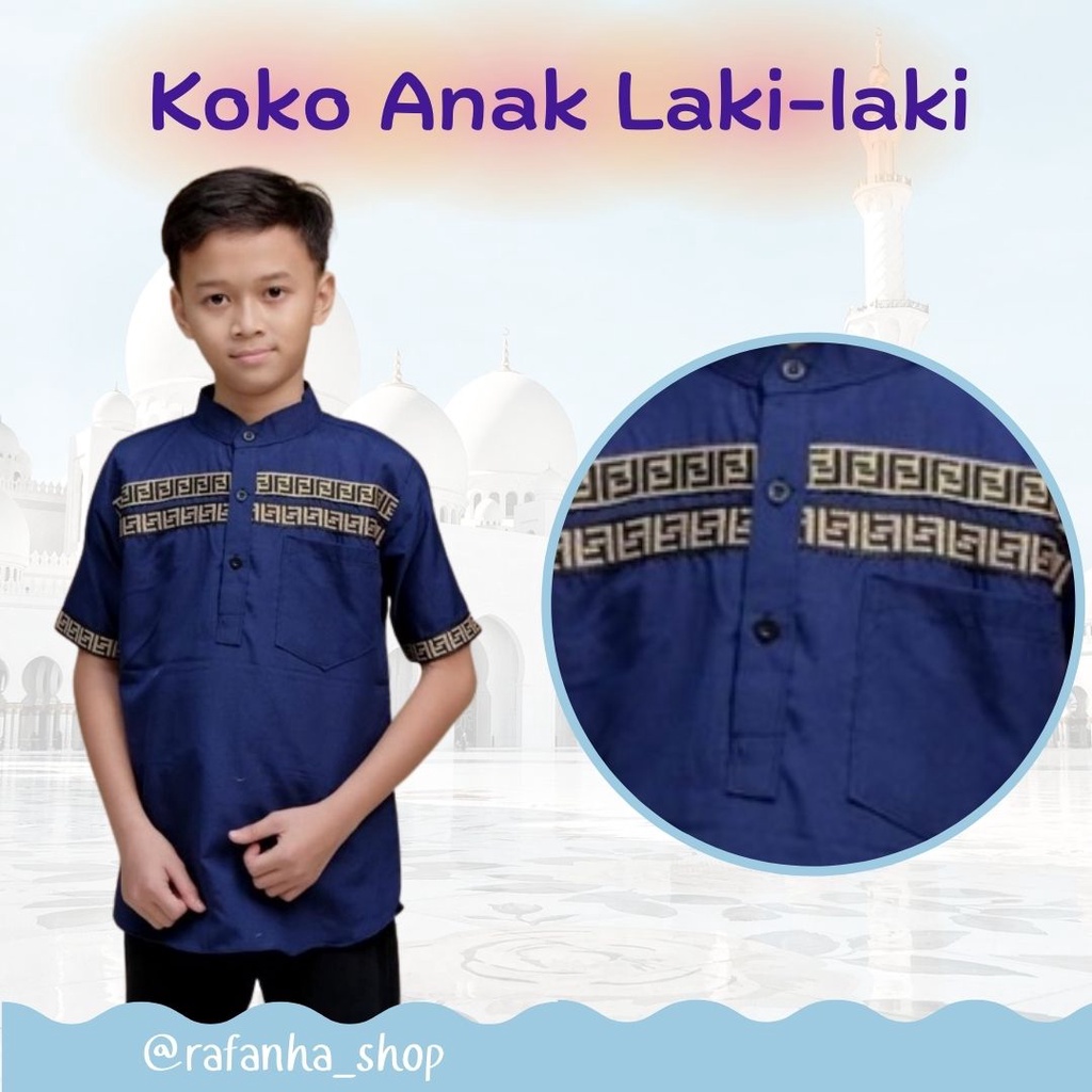 BAJU KOKO ANAK LAKI-LAKI USIA  2 -10 TAHUN | KOKO ATASAN ANAK LAKI-LAKI