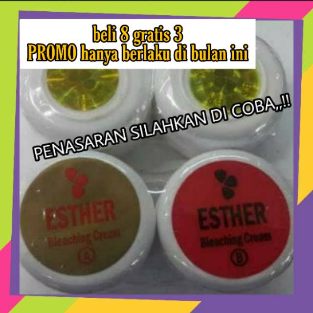 cream krim esther original bpom, esther ab, ester ab, krem Esther  ester bleaching cream  A-B