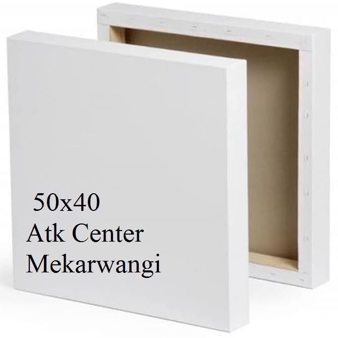 

Canvas Lukis Frame Kayu 50 x 40 Untuk Cat acrylic / Cat Minyak / Cat