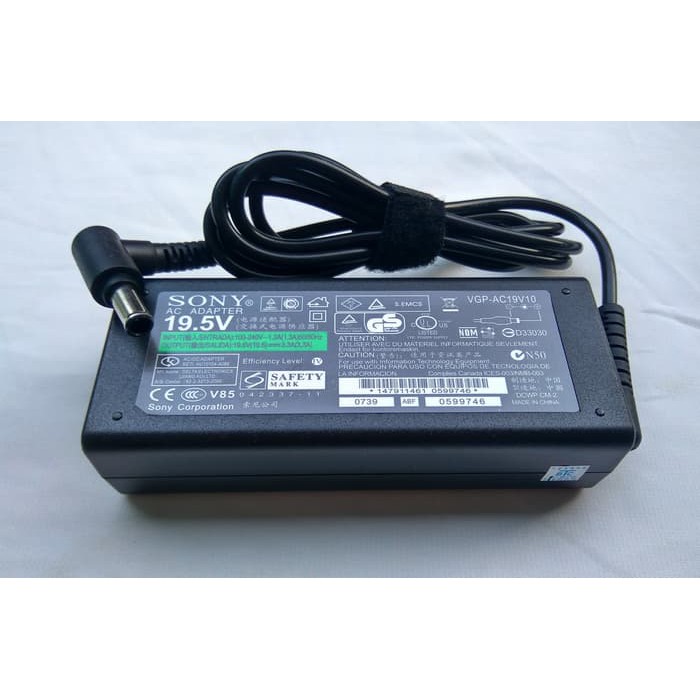 Adaptor/Charger Laptop Sony Vaio 19.5V - 3.3A ORIGINAL