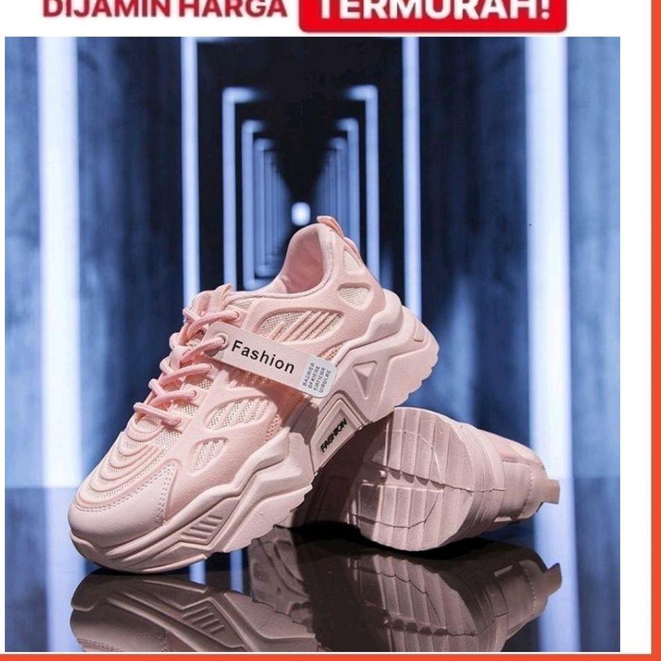 [KODE PRODUK QMAFO5265] LUXUS Momo Sepatu Sneakers Import Fashion Wanita Korea - Lx2012