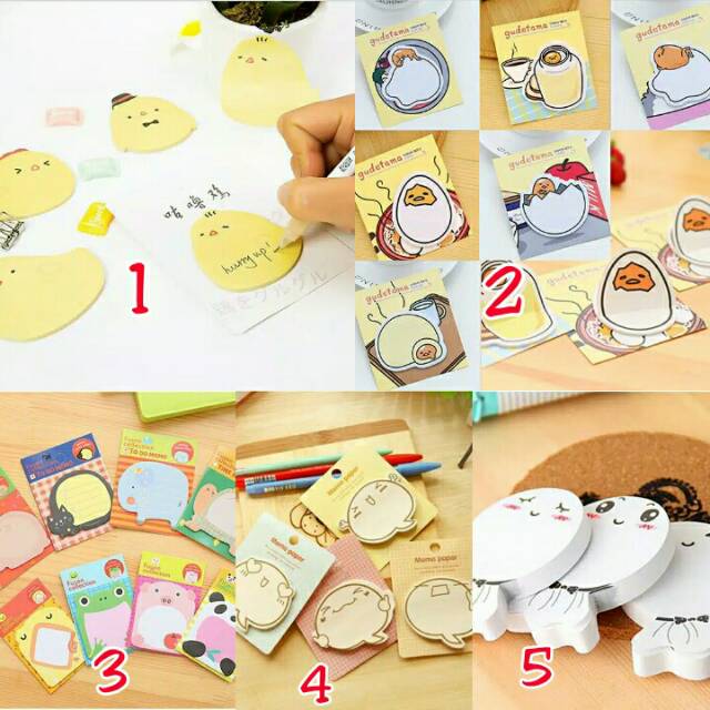 

Memo mini / pembatas buku