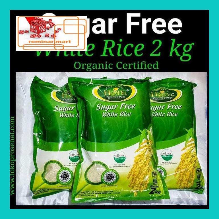 

S0Bers Hotel Sugar Free White Rice Organic 2 Kg Ric0S50B