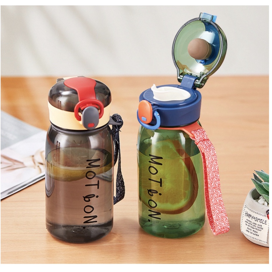 Botol Minum BPA Free bisa Infused Water 400 ML / Botol Air Ada Penyaring Anti Pecah Anti Tumpah FREE TALI Botol
