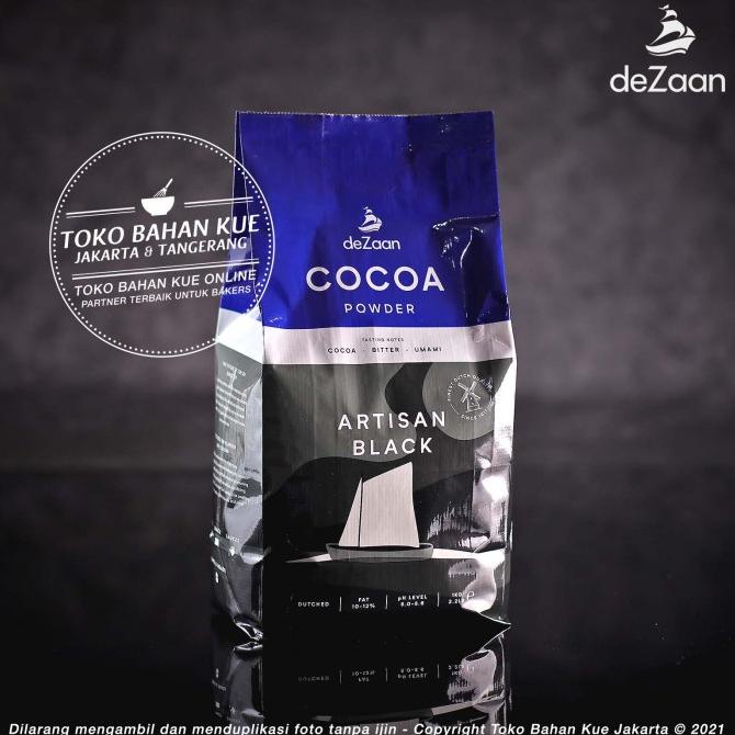 

DeZaan - Pure Cocoa Powder Artisan Black 1kg Cokelat Bubuk Hitam Noir ---NEW---