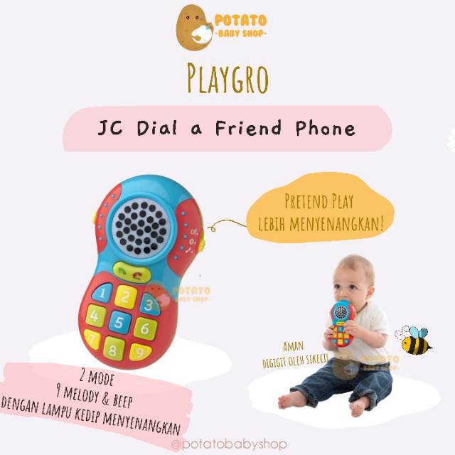 Playgro - Jerry’s Class Dial a Friend Phone