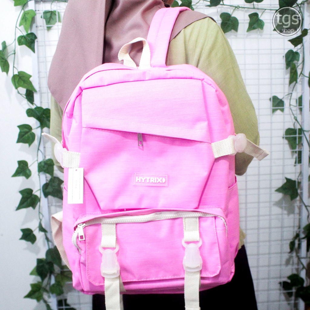 Tas Ransel Anak Perempuan Polos Tas Ransel Sekolah Wanita SD SMP Kekinian Ransel Murah Backpack Model Korea