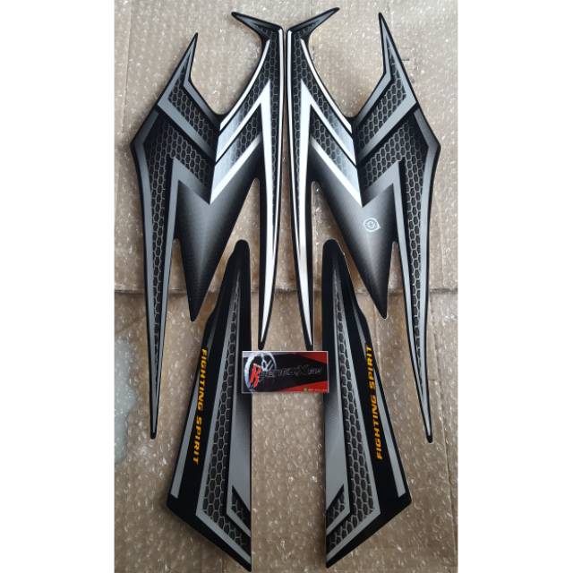 STRIPING RX KING 2004 HITAM