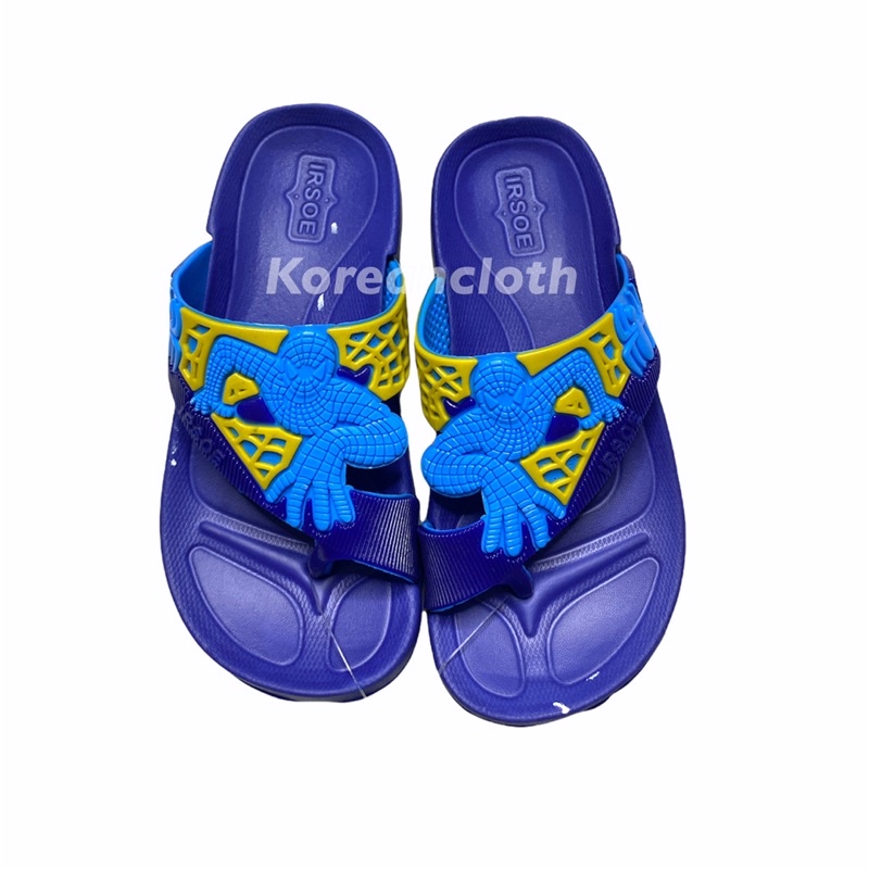 SANDAL JEMPOL KARET SLIP IRSOE 206 ANAK LAKI MOTIF SPIDERMAN