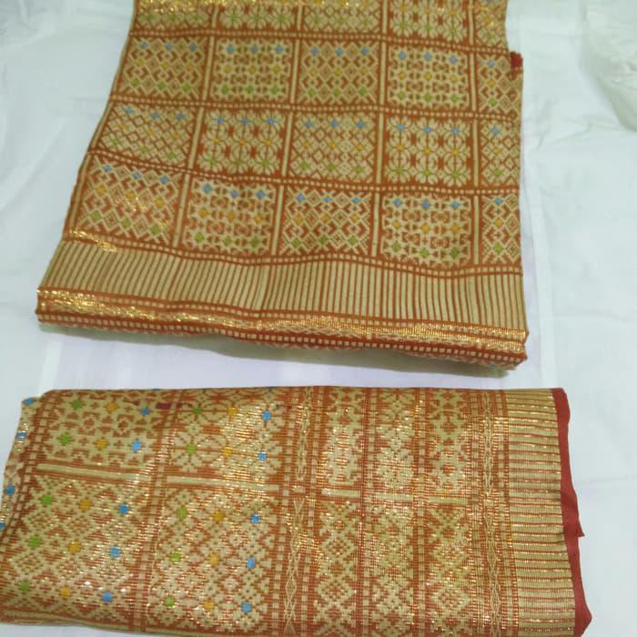 Termurah Kain Tenun Songket Palembang - Emas