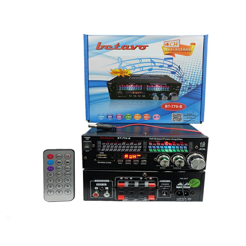 Amplifier Mini BT-779B SD Card, USB, FM Radio & Bluetooth Ampli Mini buat mobil ampli speaker