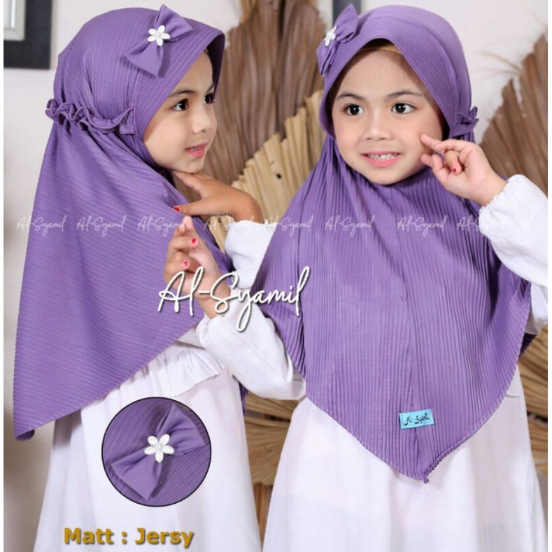 Hijab Anak - Hijab Plisket Anak 5 - 8 tahun - Hijab Plisket Anak Murah (Plisket Anak)