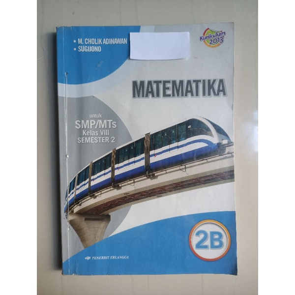 

Buku Matematika SMP Kelas 8 (2B) Kurikulum 2013 Penerbit Erlangga