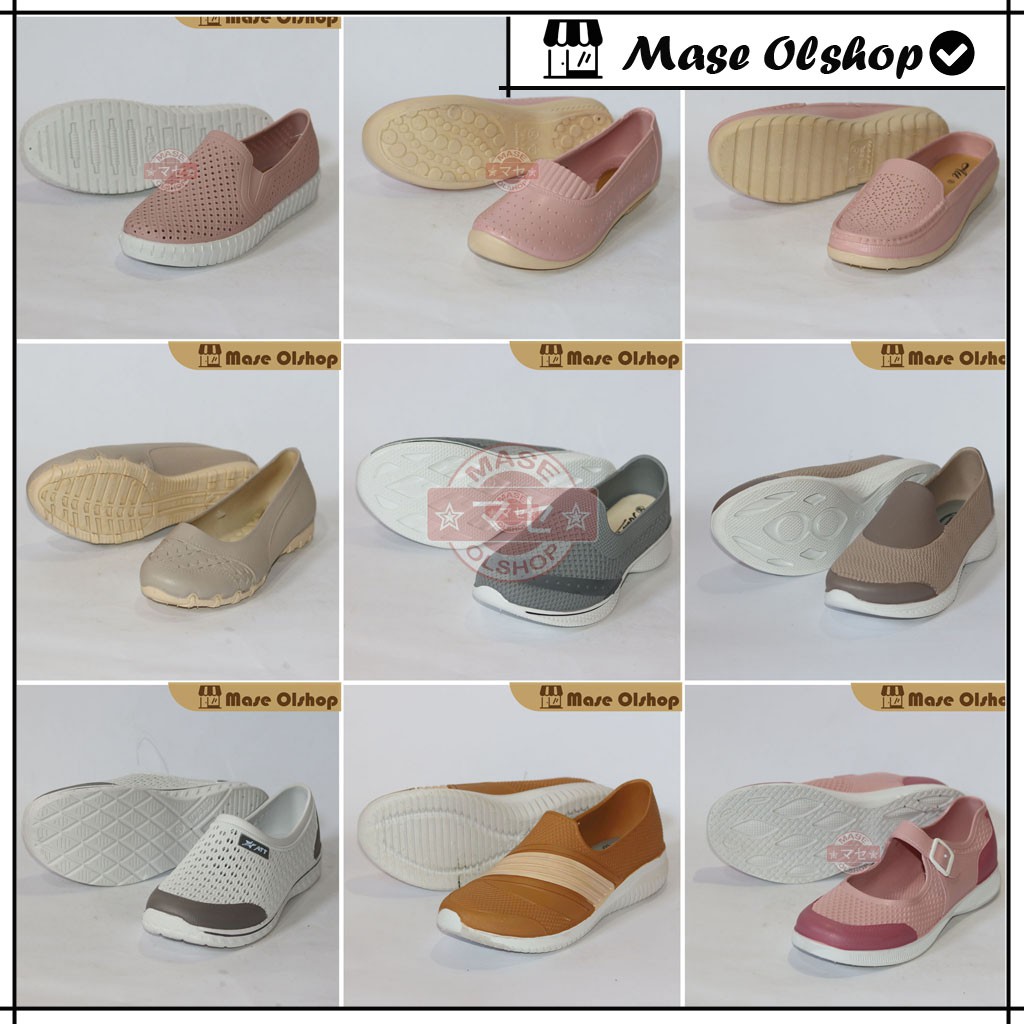 Sepatu Karet Wanita Sepatu Slip On ATT PSW 159