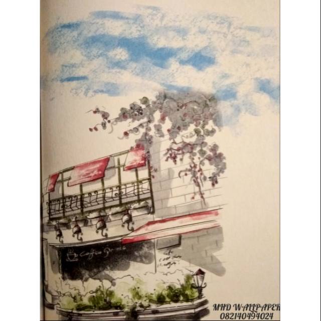 Wallpaper dinding motif anak