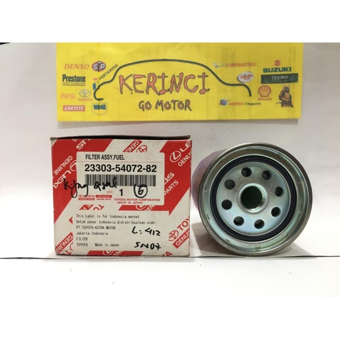 FILTER SOLAR ASLI TOYOTA 23303-54072-82 KIJANG DIESEL GENUINE JEPANG