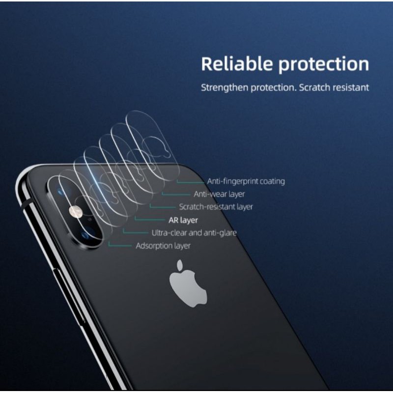 Iphone X / Xs / Xs Max Tempered Glass Camera Anti Gores Kamera Belakang