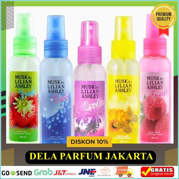 PARFUM ORI MUSK BY LILIAN ASHLEY BODY MIST WOMEN 100ML - COLOGNE WANITA IMPORT