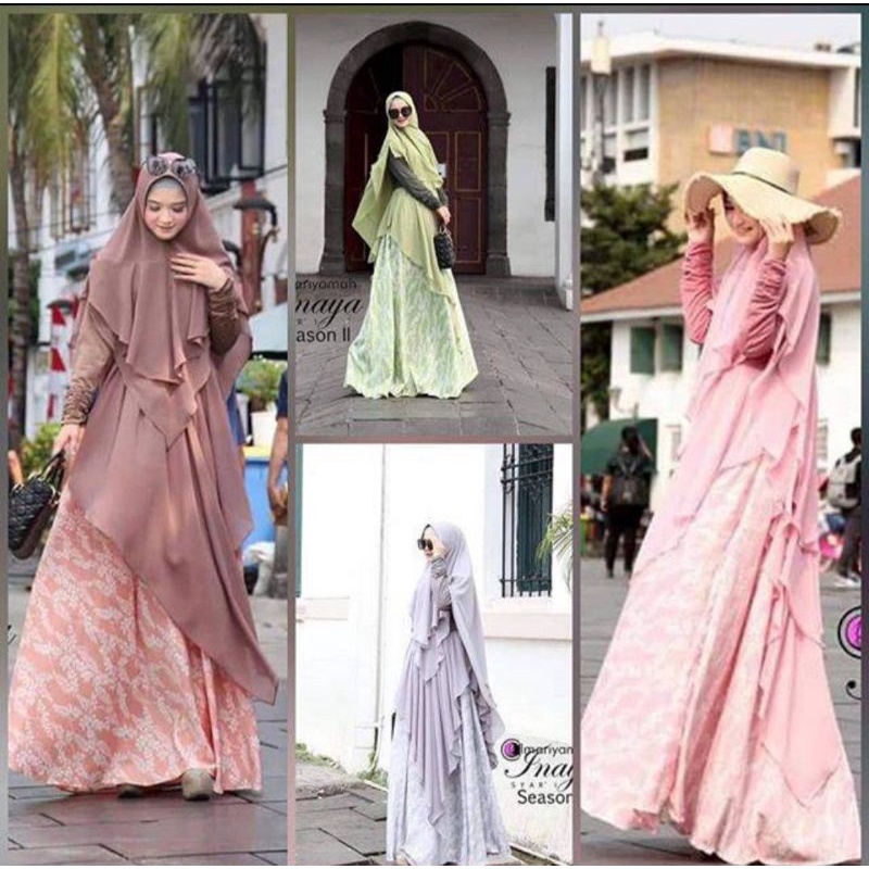 Syari Branded Original Premium By Almariyamah/Syari Cantik/Syari Mewah/Gamis Lebaran/Gamis Pesta Mew