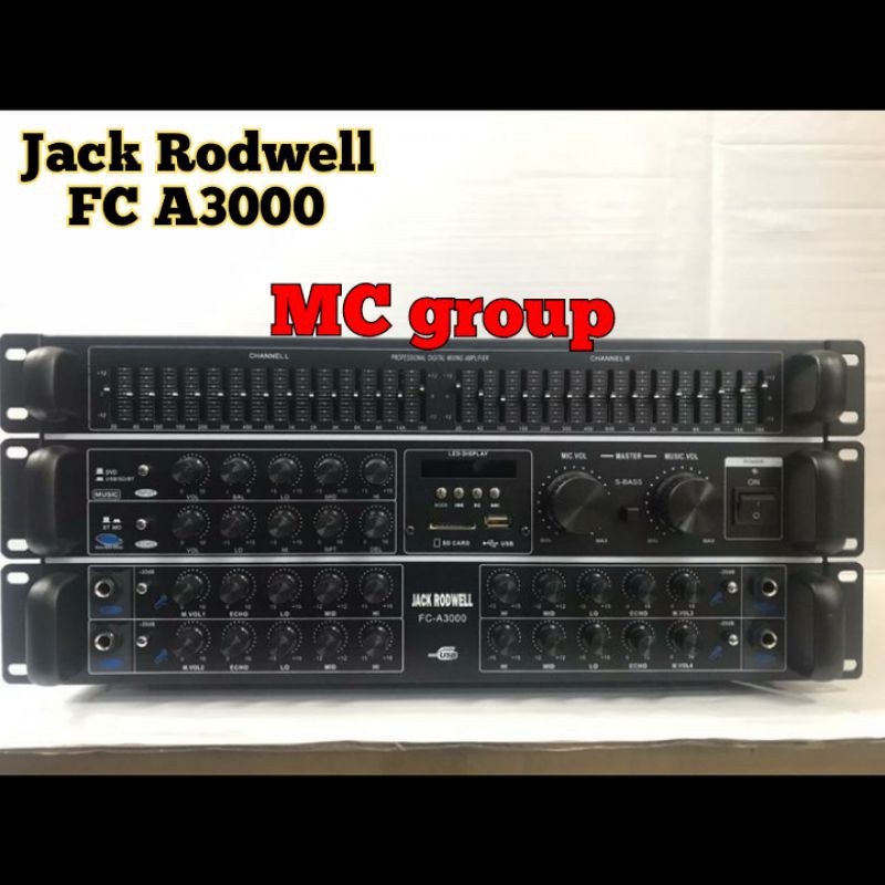 power Amplifier JACK RODWELL FC A 3000 ampli Jack Rodwell FC A 3000